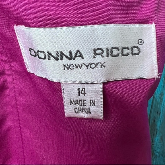 Donna Rico Floral Dress Size 14 - Picture 7 of 9